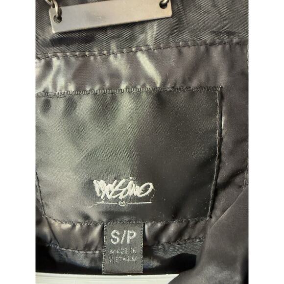 Mossimo Women's Quilted Puffer Jacket Knee Length Size S Black Hooded​ - Picture 4 of 7